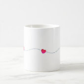 Romantique et drôle Cute Créatures Amour Mug - Par (Centre)