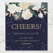 Romantique Étiquettes de vin d'hiver (Étiquettes simples)