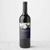 Romantique Étiquettes de vin d'hiver (Devant)