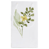 Romantique Fleur de terrain mariage Faveur Sac cad (Dos)