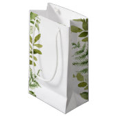 Romantique Fleur de terrain mariage Faveur Sac cad (Devant Angle)