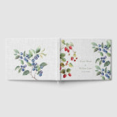 Romantique fraises d'été Mariage Livre d'or (Complet)