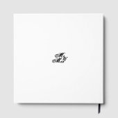 Romantique gothique Mariage livre d'invité avec Sp (Verso)