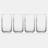 Romantique Gris Violet Lavande Florale (Gauche)