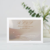 Romantique Ivory Magnolia 2 Mariage RSVP (Debout devant)