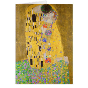 Romantique Le Baiser Peinture Gustav Klimt restaur