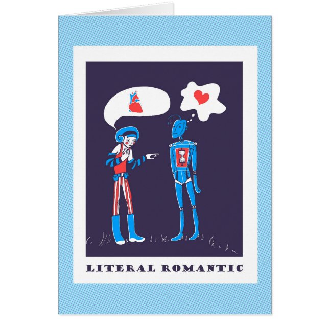 Romantique littéral - amour de robot dans la (Devant)