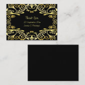 Romantique Mariage Islamique Merci Cartes (Devant / Derrière)