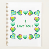 Romantique minimaliste Je t'aime Saint Valentin (Devant)