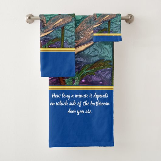 Romantique moderne avec doré feuille de verre fleu (En situation)