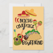 Romantique, Nacho ton petit ami moyen carte (Devant)