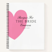 Romantique rose Coeur Fête des mariées livre cadea (Devant)