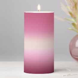Romantique rose et jolie crème ivoire Ombre