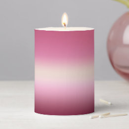 Romantique rose et jolie crème ivoire Ombre