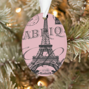 romantique rose vintage paris tour eiffel