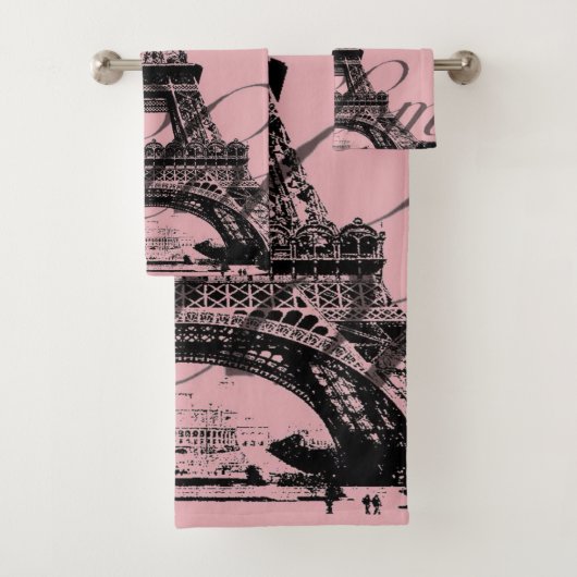 romantique rose vintage paris tour eiffel (En situation)