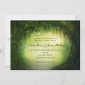 Romantique Rustique Enchanted Forêt Invitations (Devant)