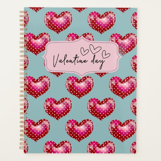 Romantique Saint Valentin Carnet Spiral avec Shin (Devant)