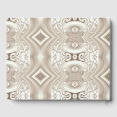 Romantique Satin Heart ivoire Coloré Livre d'Invit (Verso)