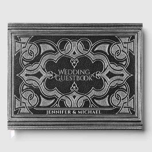 Romantique Silver Antique Look Livre d'or (Recto)