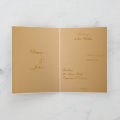 Romantique Vintage Mariage Invitation (Intérieur)