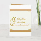 Romantique Vintage Mariage Invitation (Dos)