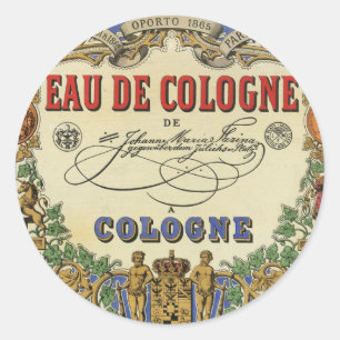 Romantique Vintage Parisien Étiquette de parfum.