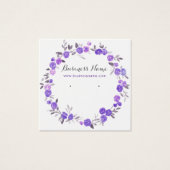 Romantique Violet Floral Arrière - plan Écouter le (Devant)