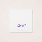 Romantique Violet Floral Arrière - plan Écouter le (Dos)