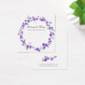 Romantique Violet Floral Arrière - plan Écouter le (Bureau)