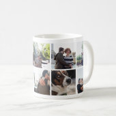 Romantique Voyage Couple Photo Collage Mug (Devant droit)