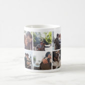 Romantique Voyage Couple Photo Collage Mug (Centre)