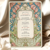 Romantique William Morris Faire-part de mariage