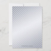 Romantique Winter Wonderland Faire-part de mariage (Dos)