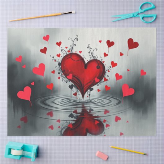 Romantisch Abstract gotisch weefselpapier Tissuepapier (Craft)