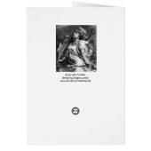 ROMANTISCH ANGEL MET VERDERE ZWARTE WIT Kerstmis (Achterkant)