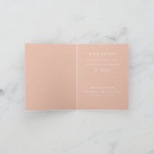 Romantisch Antiek boek Blush bruiloft uitnodiging (Binnen)