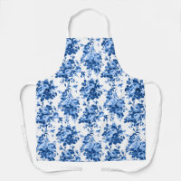 Romantisch Antiek Roos-Blauw op Wit