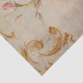 Romantisch Antiek Roze en Goud Design Series 8 Tissuepapier (Detail)