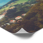 Romantisch berglandschap poster (Hoek)