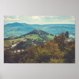 Romantisch berglandschap poster