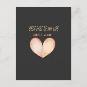 Romantisch "Beste deel van mijn leven" citaat Briefkaart