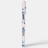 Romantisch Blauw Bloemen Case-Mate iPhone Case (Achterkant / Rechts)