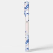 Romantisch Blauw Bloemen Case-Mate iPhone Case (Achterkant / Links)