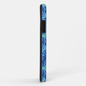 Romantisch blauw roos Case-Mate iPhone case (Achterkant/rechts)