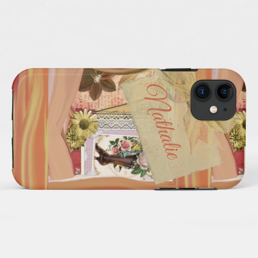 Romantisch  bloemkool Case-Mate iPhone case (Achterkant (horizontaal))