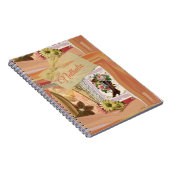 Romantisch bloemkool notitieboek (Rechterzijde)