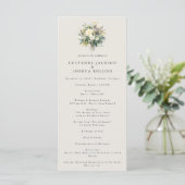 Romantisch Boheems huwelijksprogramma van Enchante (Staand voorkant)