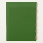 Romantisch boompaarmonogram planner (Achterkant)