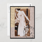 Romantisch  Briefkaart Franse stijl (Voorkant / Achterkant)